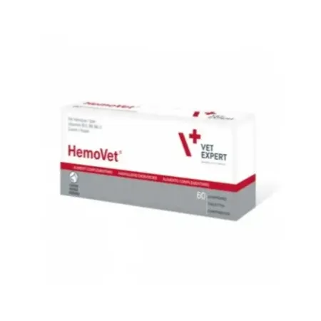Vet Expert Hemovet suplemento hematínico vitamínico para perros y gatos