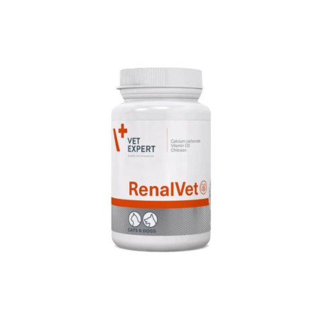 Vet Expert Renalvet suplemento para soporte renal en perros y gatos