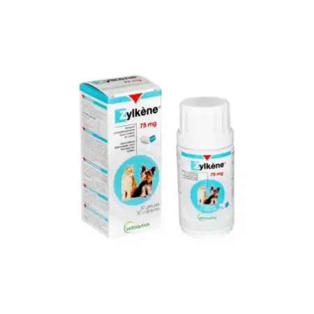 Zylkene 75mg suplemento calmante natural para perros y gatos