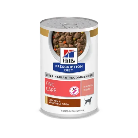 HILLS PD CANINE ONC CARE CKN&VG STEW 12.5 OZ (LATA 354 G) | Maskotas.pe