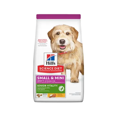 HILLS SD CANINE ADULT 7+ YOUTHFUL VITALITY SMALL & MINI 3.5 LB | Maskotas.pe