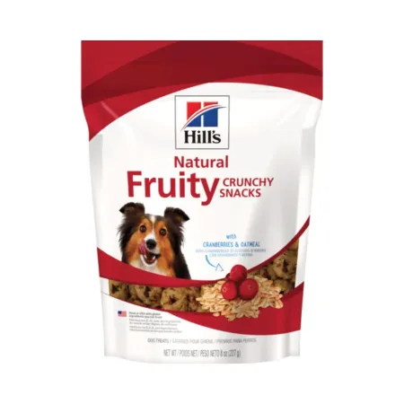 HILLS SD CANINE CRUNCHY FRUITY SNACKS APPLES & OATMEAL 8OZ (227 GR) | Maskotas.pe