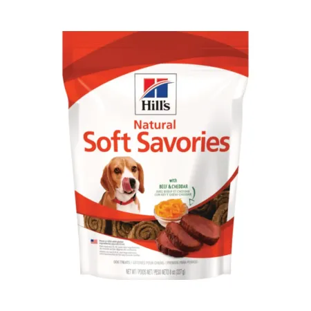 HILLS SD CANINE SOFT SAVORIES PEANUT BEEF & CHEDDAR 8 OZ (227 GR) | Maskotas.pe