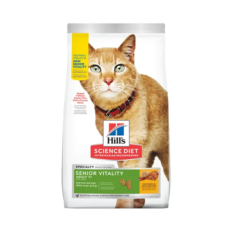 HILLS SD FELINE ADULT 7+ YOUTHFUL VITALITY 3 LB | Maskotas.pe