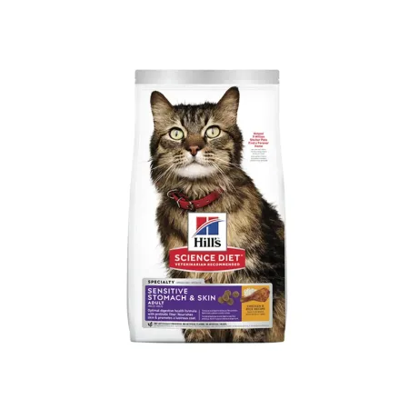 HILLS SD FELINE ADULT SENSITIVE STOMACH & SKIN 3.5 LB (1.58KG) | Maskotas.pe