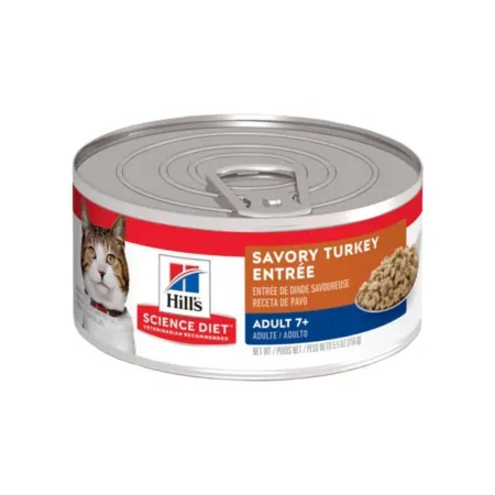 HILLS SD FELINE ADULT 7+ TURKEY 2.9 OZ (LATA 82 G) | Maskotas.pe