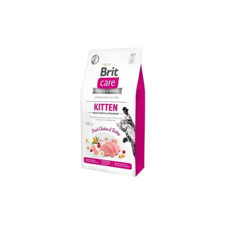 BRIT BRIT CARE CAT KITTEN HEALTHY GROWTH & DEVELOPMENT 2 KG | Maskotas.pe
