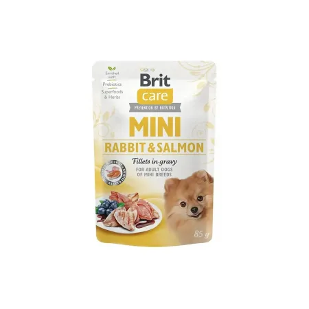 BRIT BRIT CARE MINI RABBIT & SALMON FILLETS 85 GR | Maskotas.pe