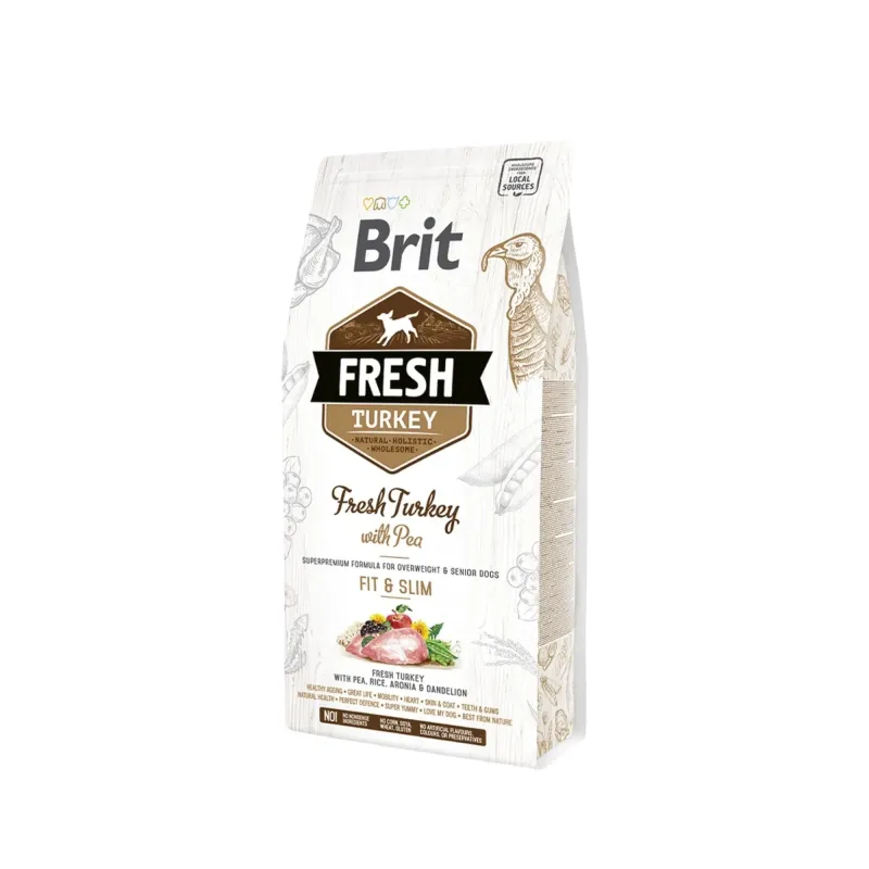 BRIT BRIT FRESH TURKEY WITH PEA LIGHT FIT & SLIM 12 KG | Maskotas.pe