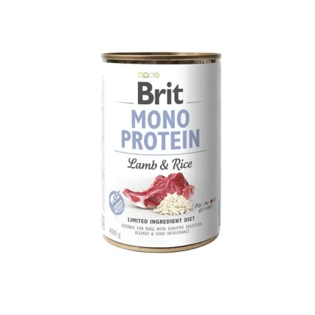 BRIT BRIT MONO PROTEIN LAMB & RICE 400 G | Maskotas.pe