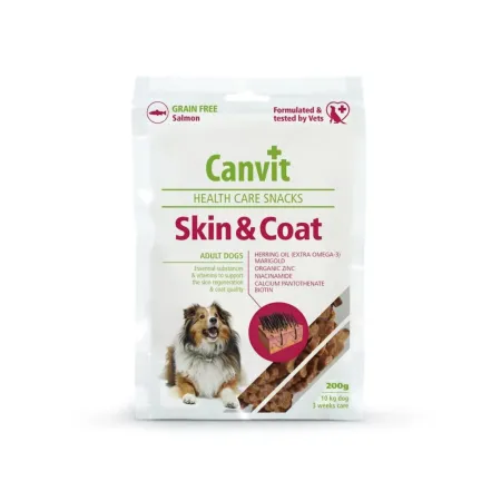 BRIT CANVIT SNACK SKIN & COAT 200 GR | Maskotas.pe
