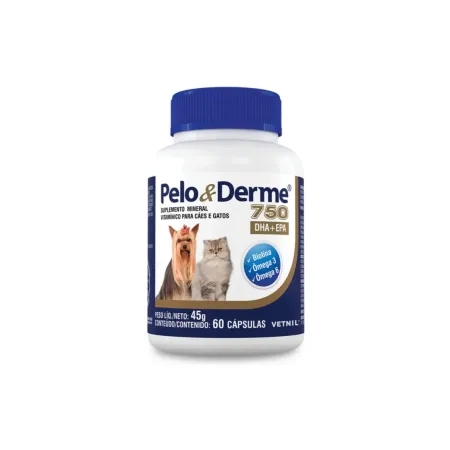 VETNIL PELO & DERME 750 MG | Maskotas.pe