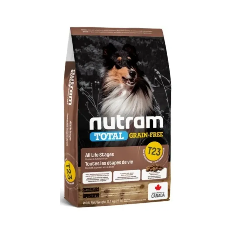 NUTRAM T23 NUTRAM TOTAL GRAIN-FREE TURKEY& CHICKEN DOG 11.4 KG | Maskotas.pe
