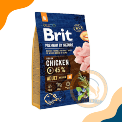 BRIT PREMIUM BY NATURE ADULT MEDIUM 15 KG