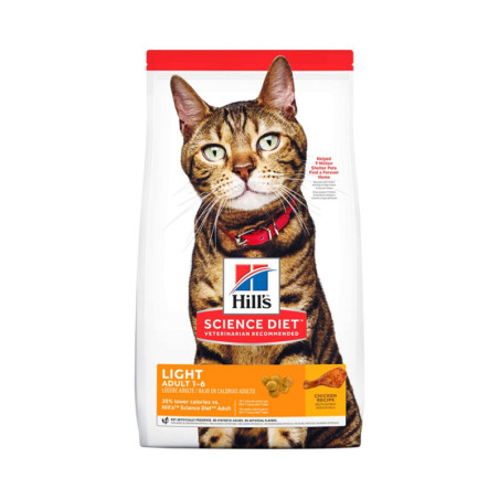 Hills Science Diet Feline Adult Light alimento seco para gatos