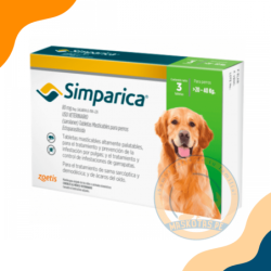 SIMPARICA X 3TAB (20 A 40 KG)