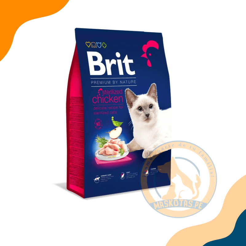 BRIT PREMIUM CAT STERILIZED 8 KG