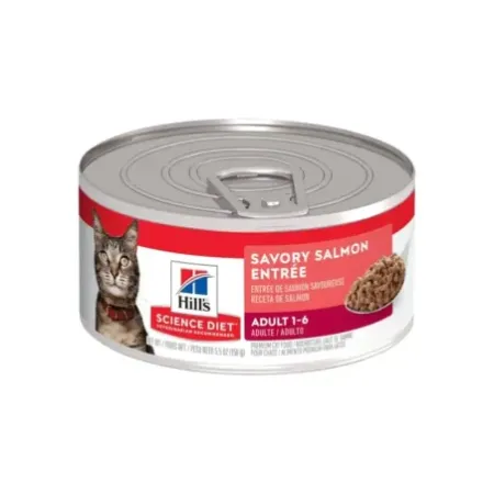 Hills Science Diet Feline Adult alimento húmedo de salmón para gatos
