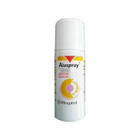 Aluspray cicatrizante protector con aluminio micronizado para animales