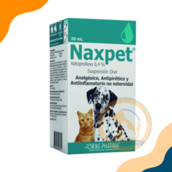 NAXPET SUSPENSIÓN ORAL 0.4% FRASCO 20 ML