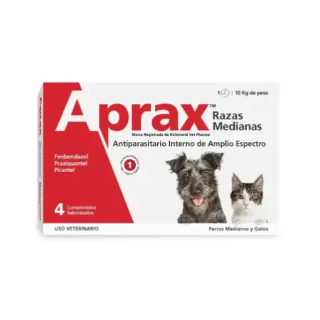 Aprax antiparasitario comprimidos para perros
