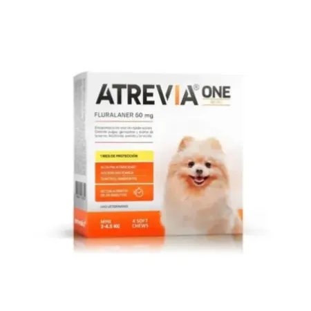 Atrevia One Mini antiparasitario masticable para perros 2-4.5kg