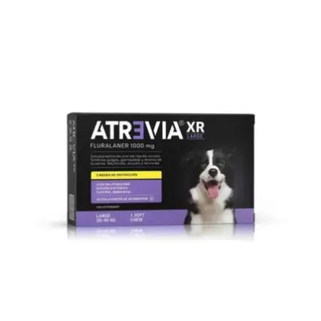Atrevia XR Large antiparasitario masticable acción prolongada para perros 20-40kg