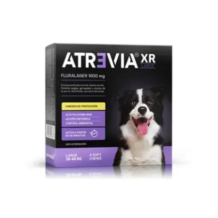 Atrevia XR Large antiparasitario masticable acción prolongada para perros 20-40kg