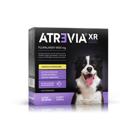 Atrevia XR Large antiparasitario masticable acción prolongada para perros 20-40kg