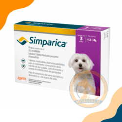 SIMPARICA X 3TAB (2.5 A 5 KG)