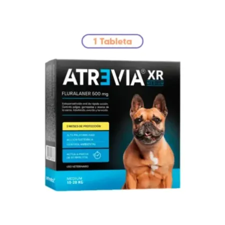 Atrevia XR Medium antiparasitario masticable acción prolongada para perros 10-20kg