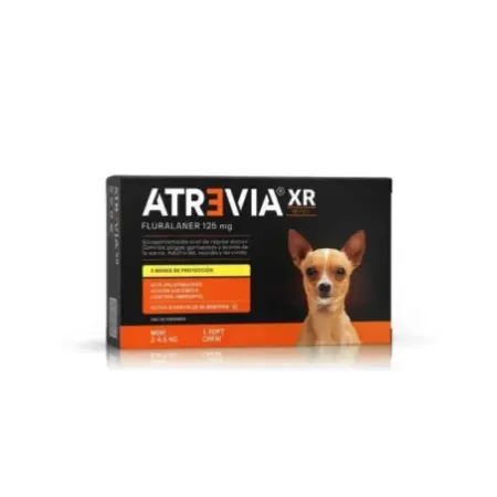 Atrevia XR Mini antiparasitario masticable acción prolongada para perros 2-4.5kg