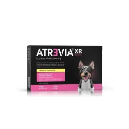 Atrevia XR Small antiparasitario masticable acción prolongada para perros 4.5-10kg