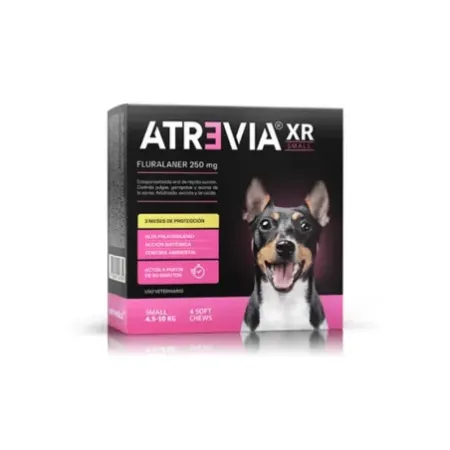 Atrevia XR Small antiparasitario masticable acción prolongada para perros 4.5-10kg