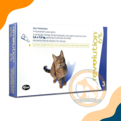 ZOETIS REVOLUTION 6% PARA GATITOS DE 2.6 A 7.5 KG 03 PIPETAS