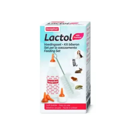 Beaphar Lactol Feeding Set kit de alimentación para cachorros y gatitos