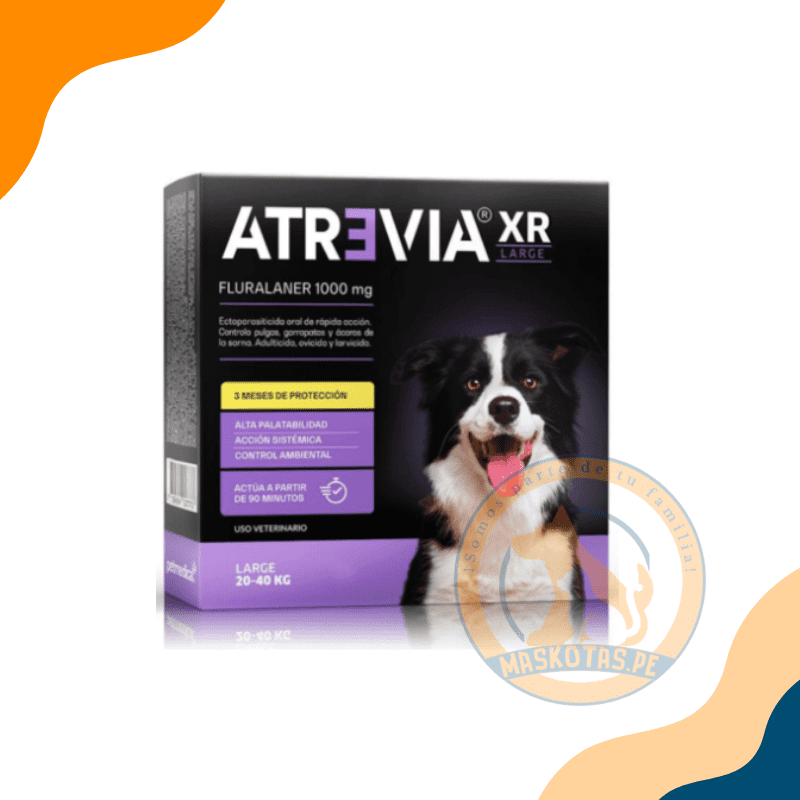 ATREVIA XR LARGE (20 - 40KG) X 4 TAB MASTICABLES