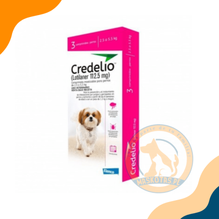 CREDELIO X 3TABS 112.5 MG (2.6 A 5.5 KG)