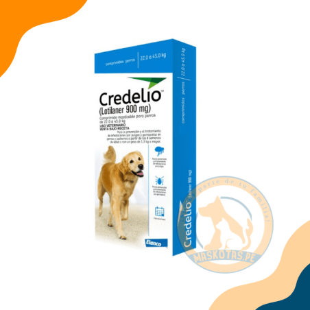 CREDELIO X 3TABS 900 MG (22.1 A 45 KG)