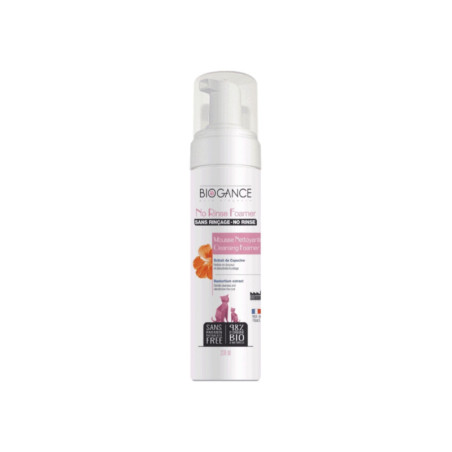 Biogance No Rinse Foamer espuma de limpieza en seco para gatos