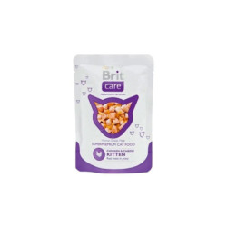 Brit Care Cat Chicken & Cheese Kitten pouch húmedo para gatitos