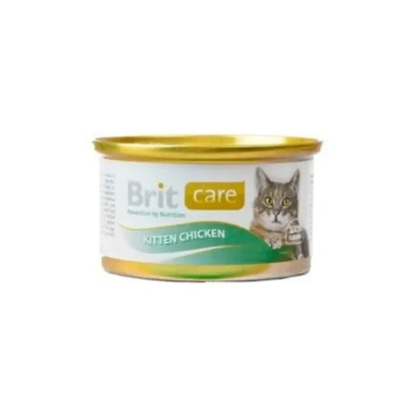 Brit Care Cat Kitten Chicken alimento húmedo para gatitos