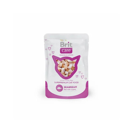 Brit Care Cat Seabream pouch húmedo para gatos