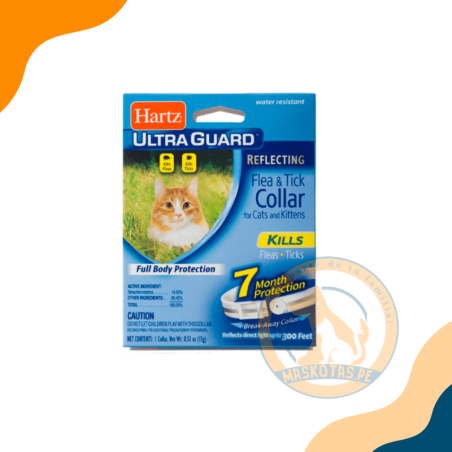 HARTZ ULTRAGUARD COLLAR REFLECTIVE FOR CATS AND KITTENS