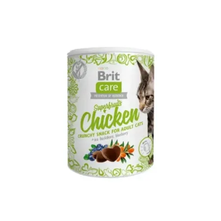 Brit Care Cat Snack Superfruits Chicken bocadillos de pollo con súperfrutas para gatos