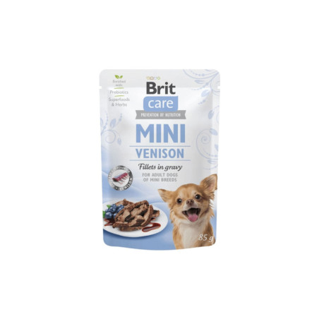 Brit Care Mini Venison Fillets alimento húmedo para perros mini