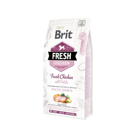 Brit Fresh Chicken with Potato Puppy Healthy Growth alimento seco para cachorros