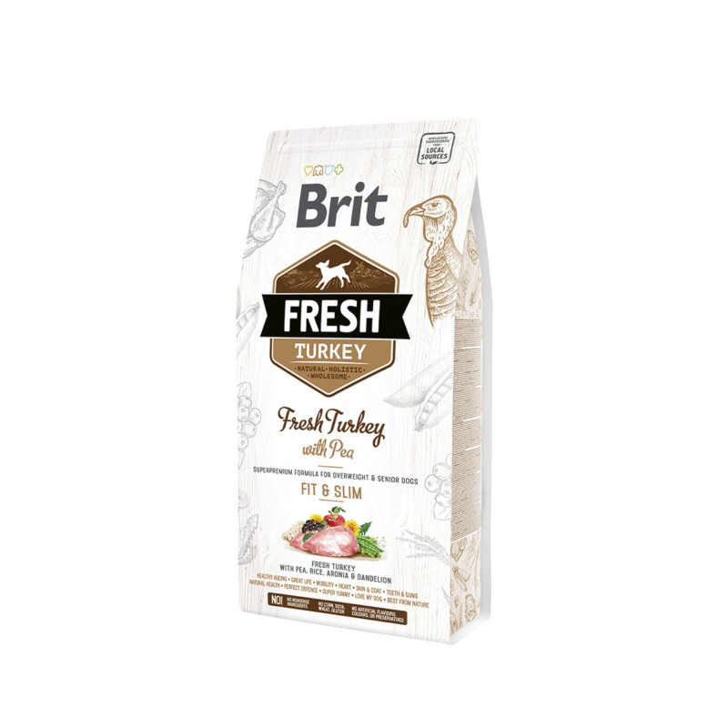 Brit Fresh Turkey with Pea Light Fit & Slim alimento seco para perros