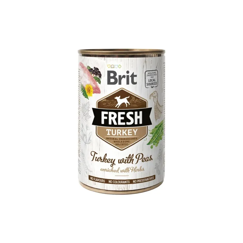 Brit Fresh Turkey with Peas alimento húmedo para perros