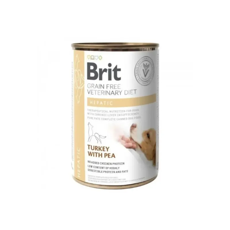 Brit Veterinary Diets Dog Hepatic alimento húmedo dietético para perros